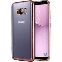 Θήκη Σιλικόνης Electro Jelly Για Samsung Galaxy S8 Plus Ροζ-Χρυσ'ή