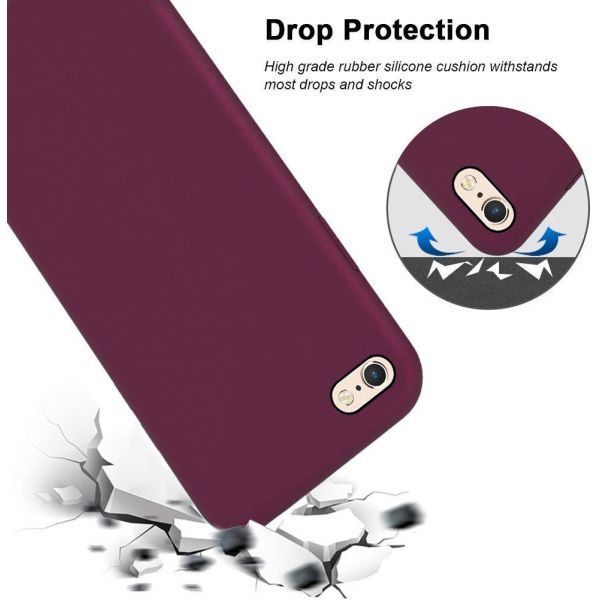 Θήκη Σιλικόνης Microfiber Για iPhone 11 Pro Max Burgundy