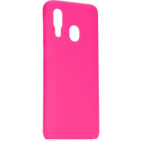 Θήκη Σιλικόνης Για Samsung Galaxy A40 Ροζ-Φούξια