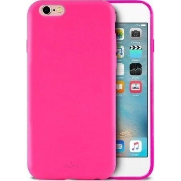 Θήκη Σιλικόνης Για Apple iPhone 6G/6S Ροζ-Φούξια