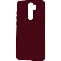 Θήκη Σιλικόνης Matt Για Xiaomi Redmi Note 8 Pro Burgundy