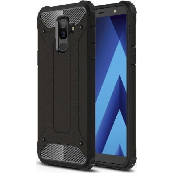 Θήκη Armor Back Cover Για Samsung Galaxy A6 Plus 2018 Μαύρη