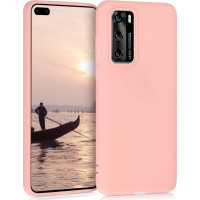 Θήκη Σιλικόνης Για Huawei P40 Ροζ