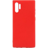 Θήκη Σιλικόνης Soft 1mm Για Samsung Galaxy Note 10 Plus Κόκκινη
