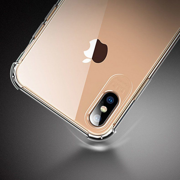 MSVII Airbag Case Cover Antishock with strong corners for iPhone XS Max Διάφανη