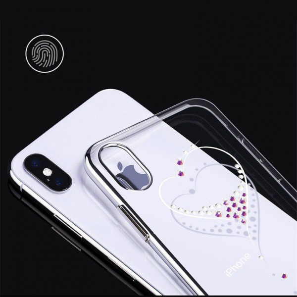 Kingxbar Wish Series case decorated with original Swarovski crystals iPhone 11 Pro black