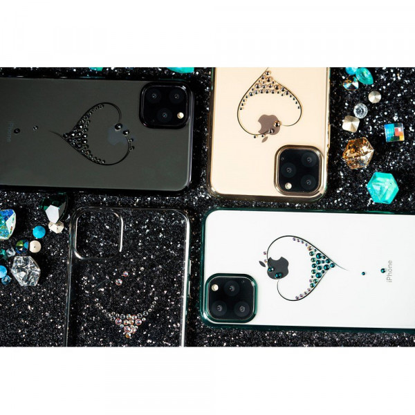 Kingxbar Wish Series case decorated with original Swarovski crystals iPhone 11 Pro black