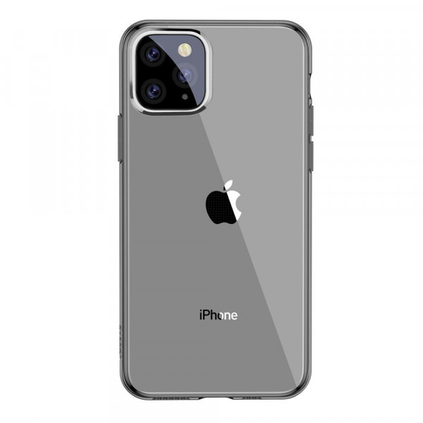Baseus Simple Series Case Transparent Gel TPU Cover for iPhone 11 Pro Max black (ARAPIPH65S-01)