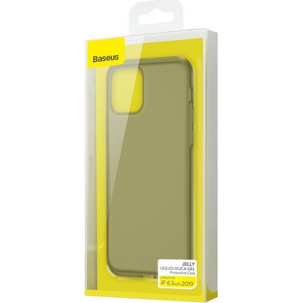 Baseus Jelly Case gel cover for iPhone 11 black (WIAPIPH61S-GD01)