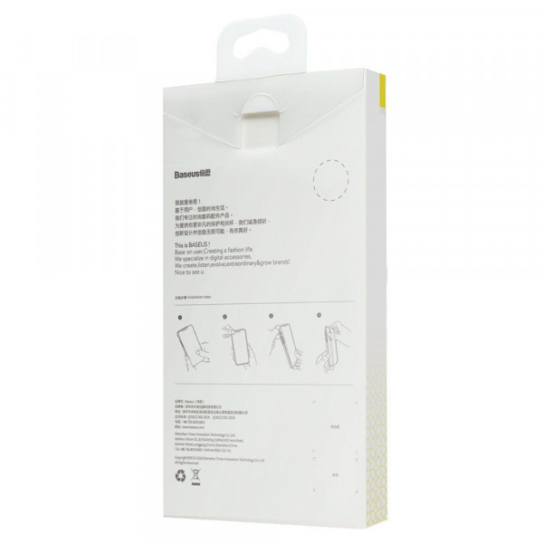 Baseus Simplicity Gel TPU Case Flexible Cover with Dust Plug for iPhone XS / X transparent black (ARAPIPH58-A01)
