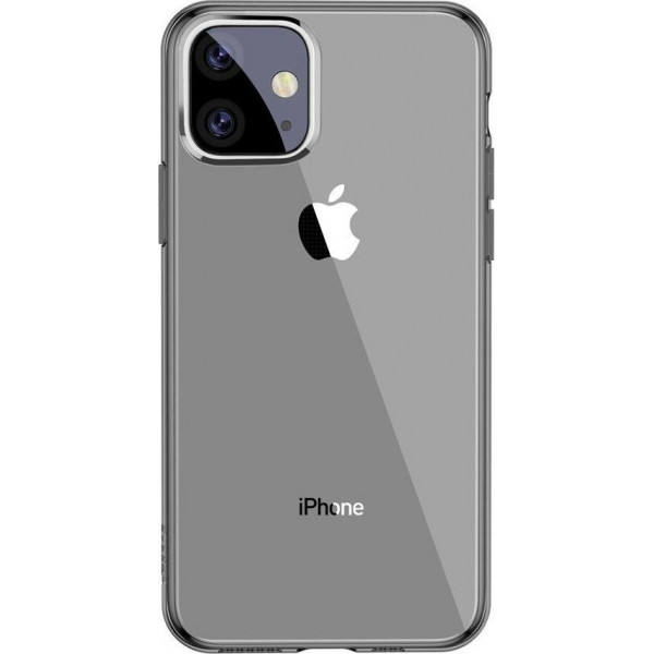 Baseus Simple Series Case Transparent Gel TPU Cover for iPhone 11 black (5ARAPIPH61S-01)