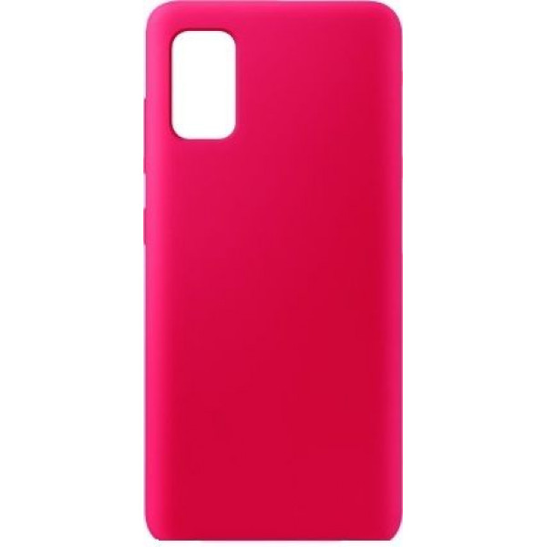 Θήκη Σιλικόνης Soft Για Samsung Galaxy A41 Ροζ-Φούξια