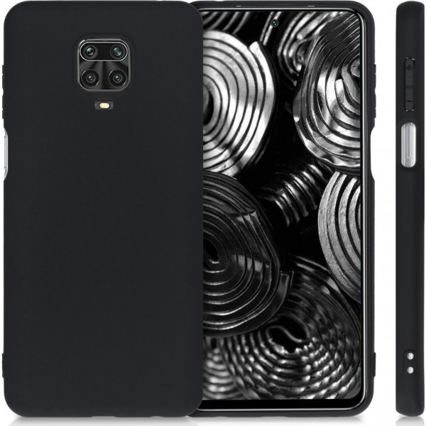 Θήκη Σιλικόνης Για Xiaomi Redmi Note 9s/9 Pro/Max Μαύρη