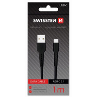 Swissten USB Type-C 3.1 data and charging cable 1m black