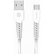 Swissten USB Micro Usb 3.1 data and charging cable 1m White