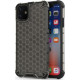 Honeycomb Case armor cover with TPU Bumper for iPhone 11 black