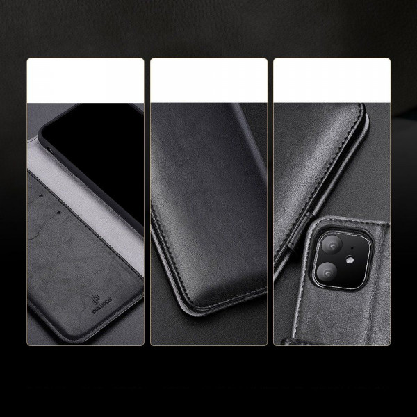 Dux Ducis Kado Bookcase wallet type case for iPhone 11 black