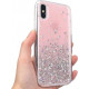 Wozinsky Star Glitter Shining Cover for iPhone XS / iPhone X pink