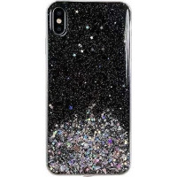 Wozinsky Star Glitter Shining Cover for iPhone XS / iPhone X black