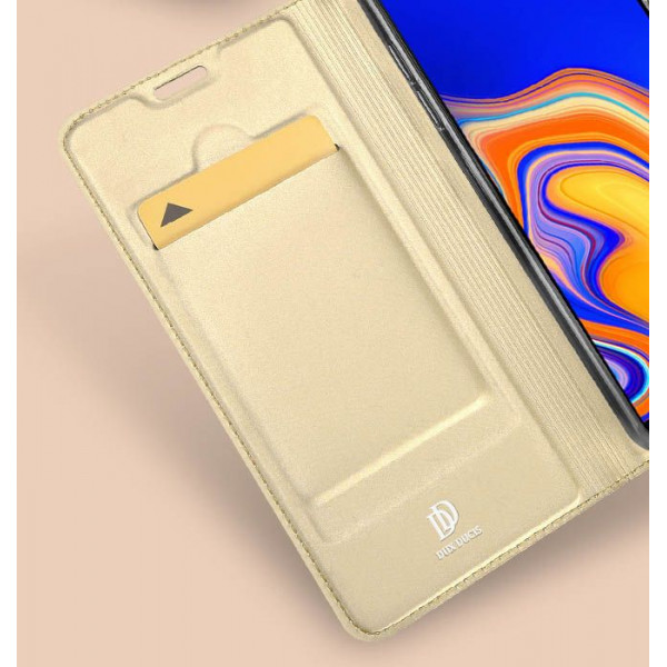 DUX DUCIS Skin Pro Bookcase type Case for Samsung Galaxy J4 Plus Gold