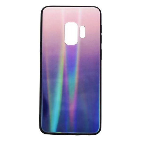 Θήκη Aurora Glass Για Samsung  J4 Plus Ροζ-Μαύρη