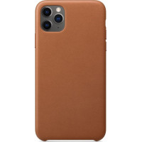 Eco Leather Back Cover Case - Brown (iPhone 11)
