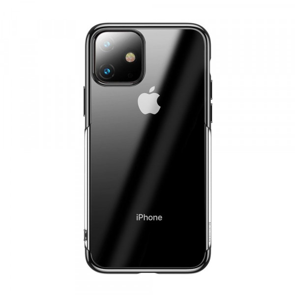 Baseus Shining Case gel cover for iPhone 11 black (ARAPIPH61S-MD01)