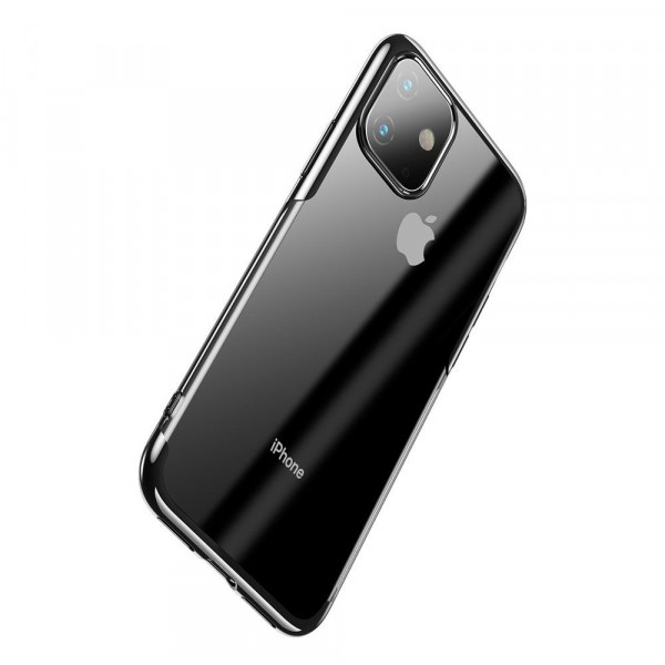 Baseus Shining Case gel cover for iPhone 11 black (ARAPIPH61S-MD01)