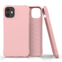 Soft Color Case flexible gel case for iPhone 11 Ροζ