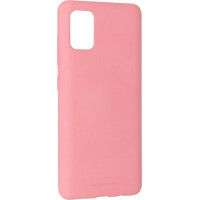 Θήκη Σιλικόνης Για Samsung Galaxy A51 Ροζ
