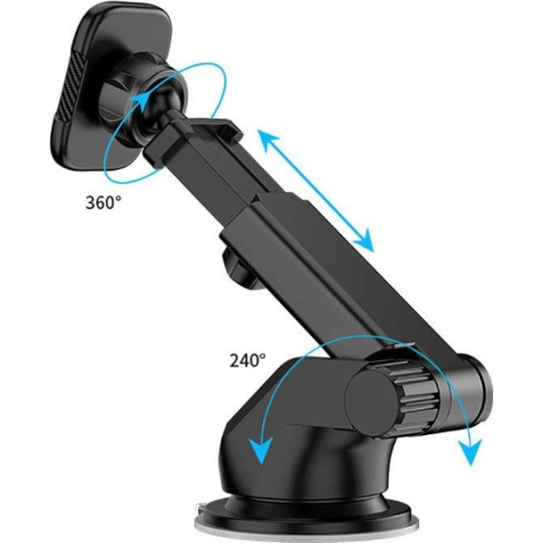 Τηλεσκοπική βάση κινητού τηλεφώνου Kakusiga Car, Μαύρη, KSC-473A