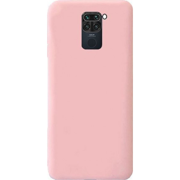 Θήκη Σιλικόνης Για Xiaomi Redmi Note 9 Ροζ