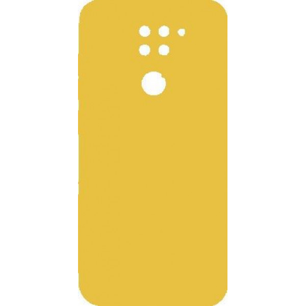Θήκη Σιλικόνης Για Xiaomi Redmi Note 9 Κίτρινη