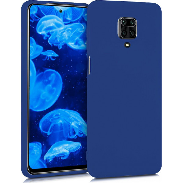 Θήκη Σιλικόνης Για Xiaomi Redmi Note 9s/9 Pro Μπλε