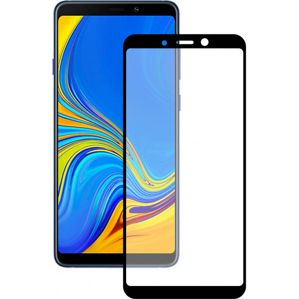 Full Face Tempered glass / Αντιχαρακτικό Γυαλί Πλήρους Οθόνης 5D - 9H Για Samsung Galaxy A9 2018 Μαύρο