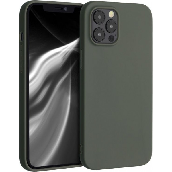 Θήκη Σιλικόνης Soft Για Apple iPhone 12 Pro Max Green Forest