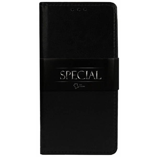 Book Special Case -iPhone 12/ 12 Pro Black Genuine Italian leather