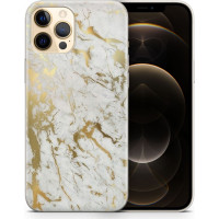 Θήκη Σιλικόνης Flexible TPU Για Apple iPhone 12 Pro Max- Gold Marble