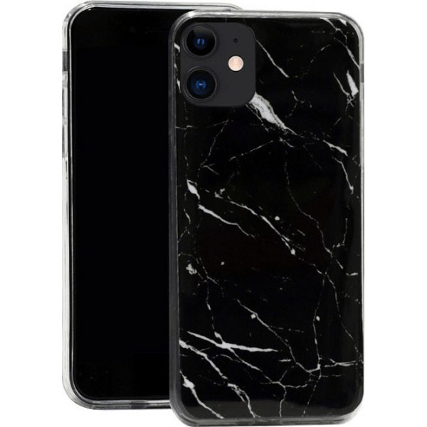 Θήκη Σιλικόνης Flexible TPU Για Apple iPhone 12 Pro Max- Black Marble