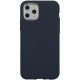 Θήκη Σιλικόνης Solid Flexible TPU Για Apple iPhone 12 Pro Max Blue Navy