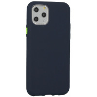 Θήκη Σιλικόνης Solid Flexible TPU Για Apple iPhone 12/12 Pro Blue Navy