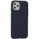 Θήκη Σιλικόνης Solid Flexible TPU Για Apple iPhone 12/12 Pro Blue Navy