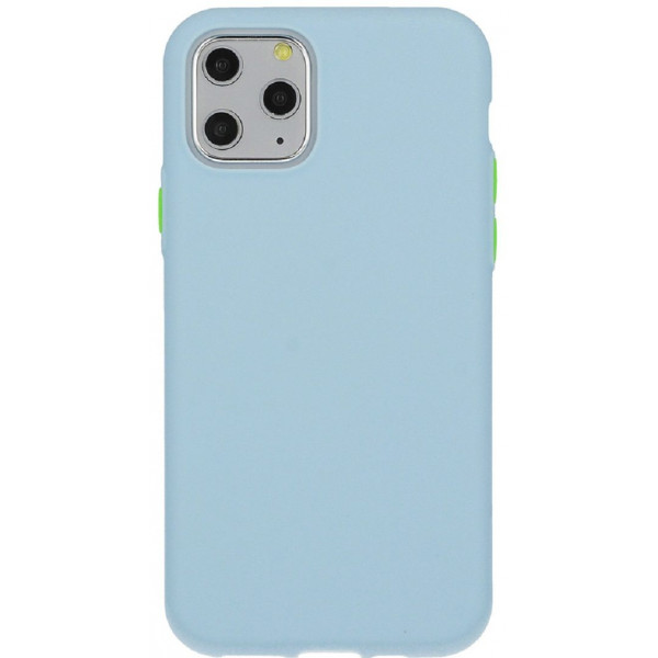 Θήκη Σιλικόνης Solid Flexible TPU Για Apple iPhone 12 Pro Max Blue