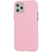 Θήκη Σιλικόνης Solid Flexible TPU Για Apple iPhone 12/12 Pro Ροζ