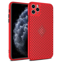 Θήκη Σιλικόνης Breath TPU Για Apple iPhone 12 Pro Max Κόκκινη