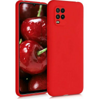 Θήκη Σιλικόνης Soft Για Xiaomi Mi 10 Lite Κόκκινη