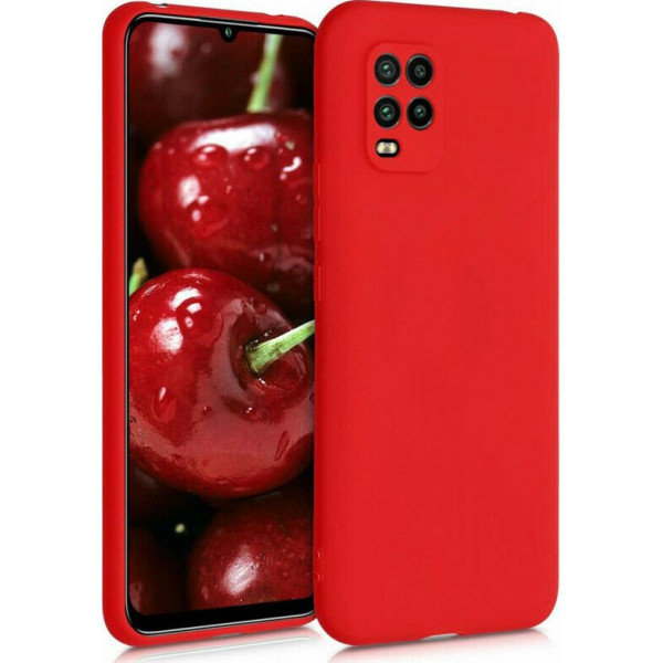 Θήκη Σιλικόνης Soft Για Xiaomi Mi 10 Lite Κόκκινη