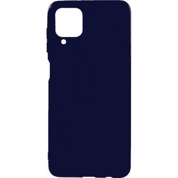 Θήκη Σιλικόνης Soft Για Samsung Galaxy A12 Blue Navy