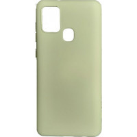 Θήκη Σιλικόνης Για Samsung Galaxy A21s Olive Green