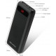 Power Bank Awei P70K 20000mAh Με 2 USB Εξόδους Για Γρήγορη Φόρτιση - ‘Ενδειξη Οθόνης LCD & Led Φακός -Μαύρο